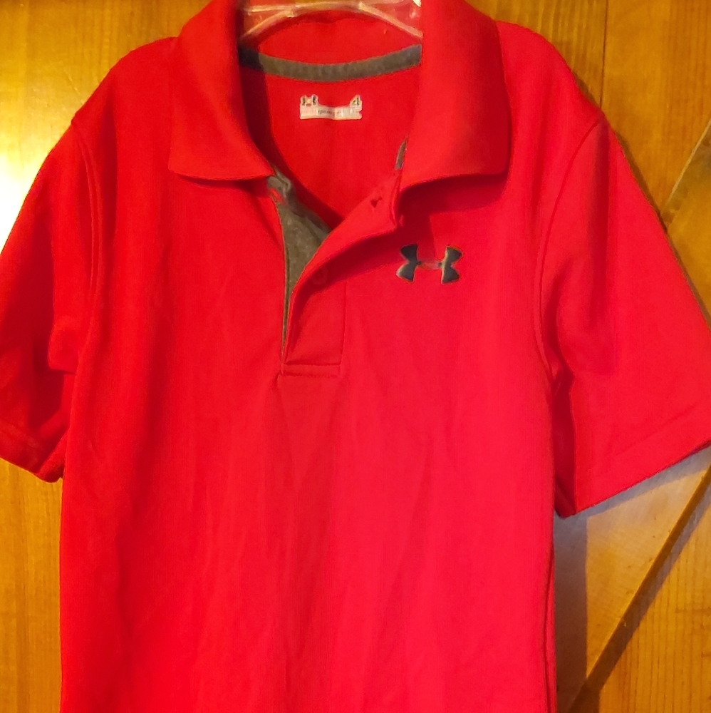 Boys Toddler size 4 Short Sleeve, UA Polo Shirt